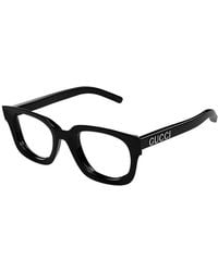 Gucci - Eyeglasses Square Full Rim, Frame And Clear Demo Lenses Lens Gg1721O001 Sunglasses - Lyst