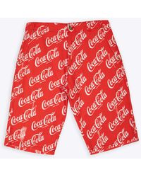 ERL - Printed Canvas Shorts Woven Canvas Coca Cola Baggy Shorts - Lyst