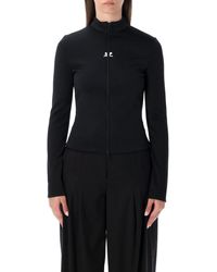 Courreges - Courrèges Jersey Zip Jacket - Lyst