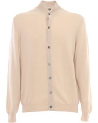 Fedeli - Cashmere Button-Front Knit Cardigan - Lyst