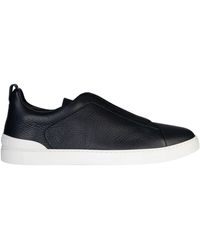ZEGNA - Fitted Slide-On Sneakers - Lyst
