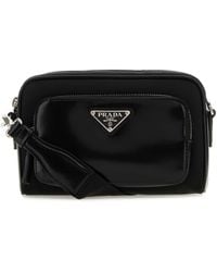 Prada Re-nylon Crossbody Bag in Black for Men | Lyst