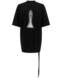 Rick Owens - T-Shirt Jumbo Ss Cotton T-Shirts - Lyst