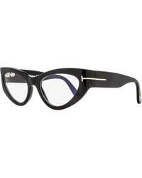 Tom Ford - Block Cat Eye Eyeglasses Tf6134B 001 55Mm Plastic (Acetate) Sunglasses - Lyst