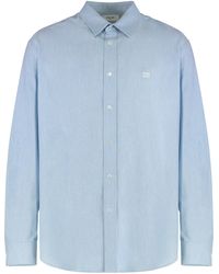 Celine - Loose Cotton Chambray Shirt - Lyst