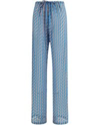 Dries Van Noten - Pants Striped Viscose Trousers - Lyst