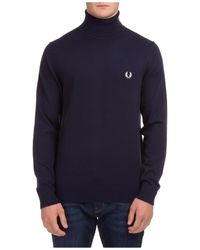 fred perry roll neck jumper