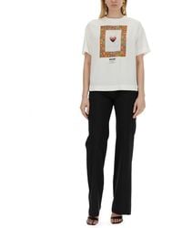 Moschino - Moschino Heart Design T-Shirt - Lyst