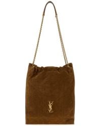 Saint Laurent - Suede Jamie Pochon Shoulder Bag - Lyst