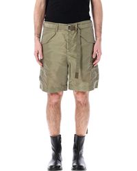 Sacai - Nylon Cargo Shorts - Lyst