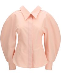 Givenchy - Cut-Out Cotton Poplin Shirt - Lyst
