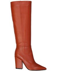 Sergio Rossi - Lamb Leather High Heel Boots - Lyst