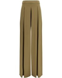 Max Mara Pure - Viscose Technical Jersey Pants Viscose; Polyamide; Elastane - Lyst