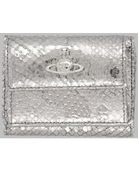 Vivienne Westwood - Vivienne Westwood Orb Detail Calf Leather Wallet - Lyst