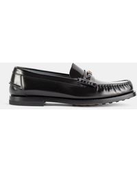 Tod's - Polished Leather Loafers - Lyst