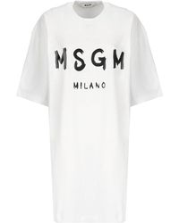 MSGM - Dresses White - Lyst