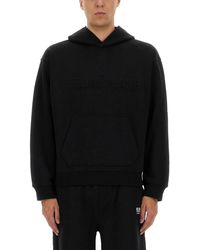 Helmut Lang - Sweatshirt With Embossed Logo - Lyst