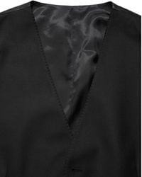 Dolce & Gabbana - Wool Single Breasted Waistcoat Vest Virgin Silk Clothing - Lyst