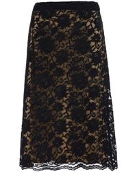 Le Plain - Skirt A-Line Lace - Lyst