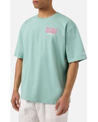 MC2 Saint Barth - Delmar T-Shirt With No Villa Party Print And Maxi Graphic On The Back - Lyst