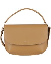 A.P.C. - Logo Printed Foldover Top Shoulder Bag - Lyst
