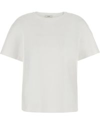 TOTEME - T-Shirt Classic Tee Cotton T-Shirts & Jerseys - Lyst