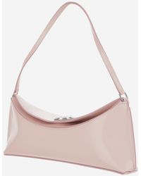 Jacquemus - Ovalo Leather Clutch Bag Calfskin Shoulder - Lyst