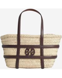 Tory Burch - Ella Straw Shopping Bag - Lyst