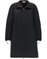 Marni - Satin Parka With Zip Closure - Lyst