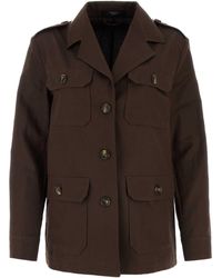 Weekend by Maxmara - Cotton Blend Bacca Jacket - Lyst