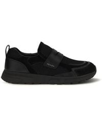 Prada - Calf Leather Bos Taurus Athletic Sneakers - Lyst