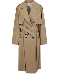 Weekend by Maxmara - Gabardina Co-Pa Smerigliata Antigoccia Cotone Cappotto - Lyst