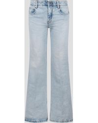 Ami Paris - Slitted Flare Fit Jeans - Lyst