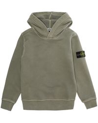 Stone Island - Hoodie Sweater Cotton Hoods & Sweatshirts - Lyst