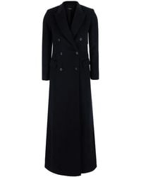 Le Plain - Long Double-Breasted Coat - Lyst