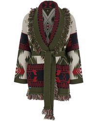 Alanui - Cardigan With V Neck And Fringed Details - Lyst