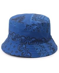 KENZO - Paisley Bandana Logo Bucket Hat - Lyst