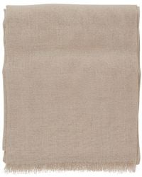 Brunello Cucinelli - Sciarpa Cashmere Silk Polyamide Scarfs And Foulards - Lyst