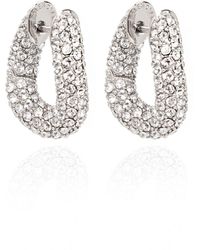 Balenciaga - Crystal-embellished Earrings - Lyst