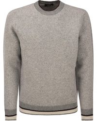 Peserico - Round-Neck Sweater - Lyst