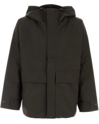 Nanamica - Slate Polyester Raincoat - Lyst