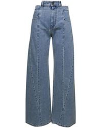 Maison Margiela - Light Five-Pocket Asymmetric Jeans - Lyst