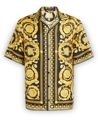 Versace - Baroque '92 Silk Vacation Shirt - Lyst