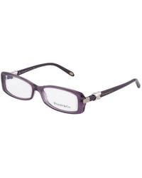 Tiffany & Co. - Eyeglasses Rectangle Full Rim, Transparent Frame And Clear Demo Lenses Lens Tf20168061 Sunglasses - Lyst