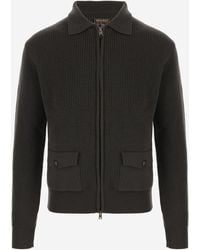 Woolrich - Full-Zip Wool Sweater Sweatshirts - Lyst