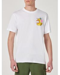 Mc2 Saint Barth - T-Shirt With Crypto Duck Print Crypto Puppets Special Edition - Lyst