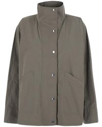 TOTEME - Parachute Jacket Cotton Organic Coat - Lyst