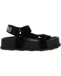 Moschino - Suede Sandals - Lyst