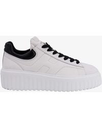 Hogan - H-Stripes Leather Sneakers - Lyst