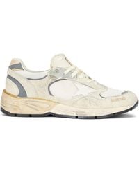 Golden Goose - Sneakers Running Dad Suede And Mesh Calfskin Trainers - Lyst